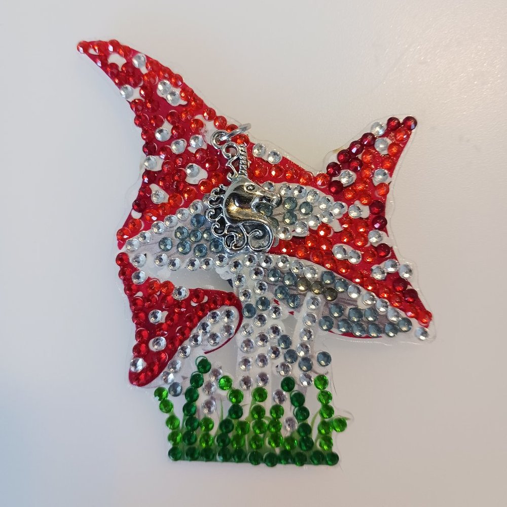 Magnet mushroom Unicorn charm